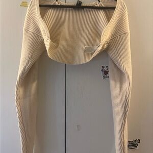 Forever 21 Cream Shrug Sweater
